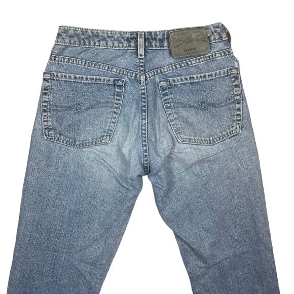 Silver Bootcut Y2K Western Jeans - Picture 4 of 7